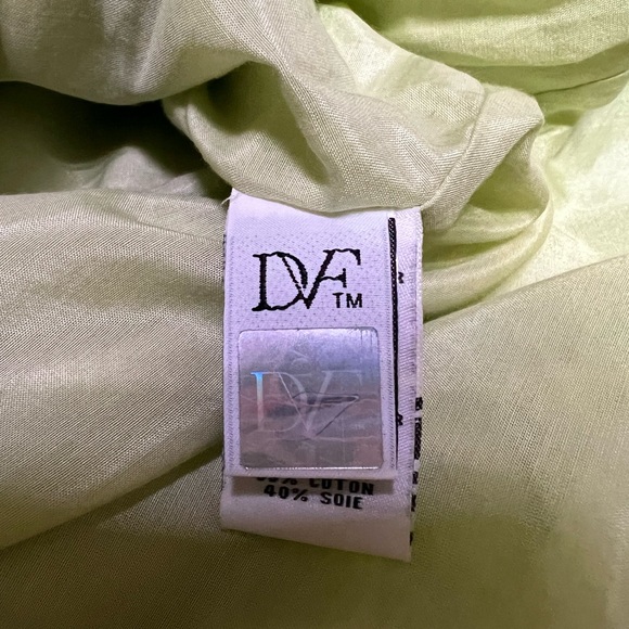 dvf diane von furstenberg size 4 Neon Wanrer Flower Lace Dress - Picture 12 of 13